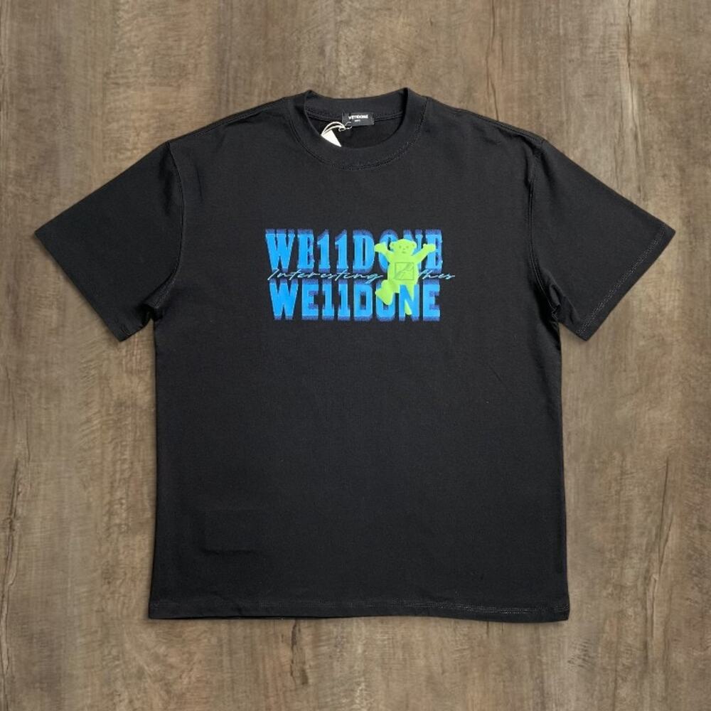 We11done Black T-Shirt